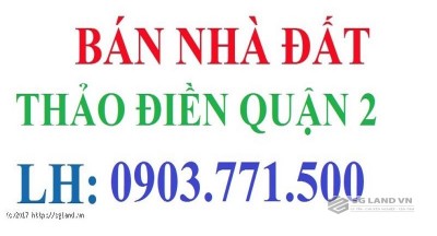 Bán Đất Thảo Điền Quận 2