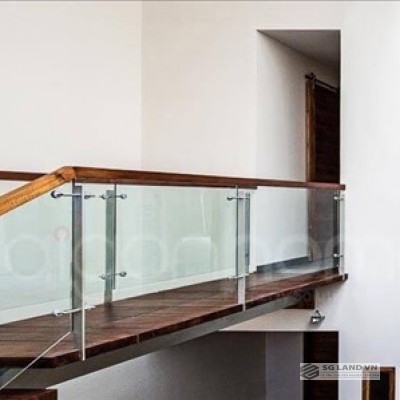 Biệt thự đẹp trần ốp gỗ Thảo Điền