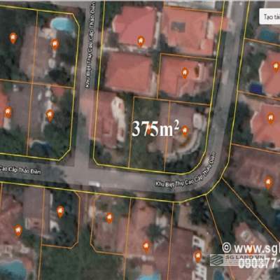 Bán đất Thảo Điền lô 375m2; 519m2