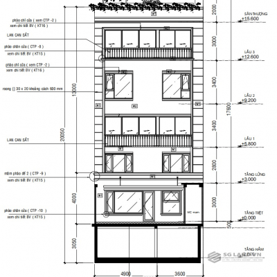 Bán tòa nhà tại Thảo Điền 996m2 sàn