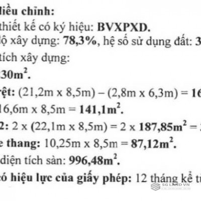 Bán tòa nhà tại Thảo Điền 996m2 sàn