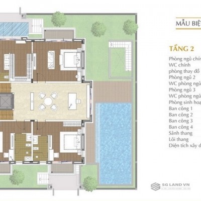 Bán biệt thự saroma villa