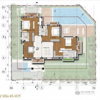 Bán biệt thự khu Sala Quận 2