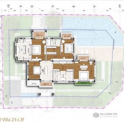 Bán biệt thự khu Sala Quận 2