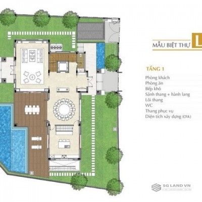 Cho thuê biệt thự Sala Saroma