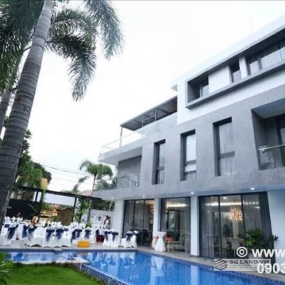 Bán biệt Thảo Điền nằm mặt tiền đường