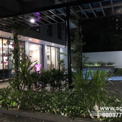 Bán biệt Thảo Điền nằm mặt tiền đường