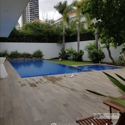 Bán biệt Thảo Điền nằm mặt tiền đường