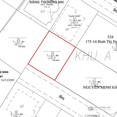 Bán lô đất khu biệt thự Fideco Thảo Điền