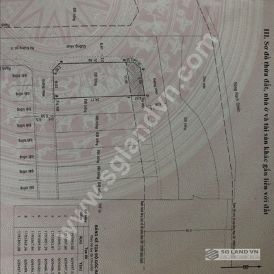 Bán 2 lô đất mặt tiền sông Sài Gòn