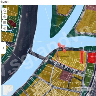 Bán 2 lô đất mặt tiền sông Sài Gòn