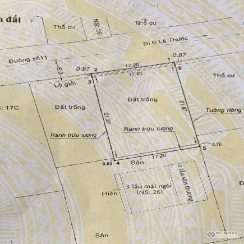 Bán đất Thảo Điền lô 404m2