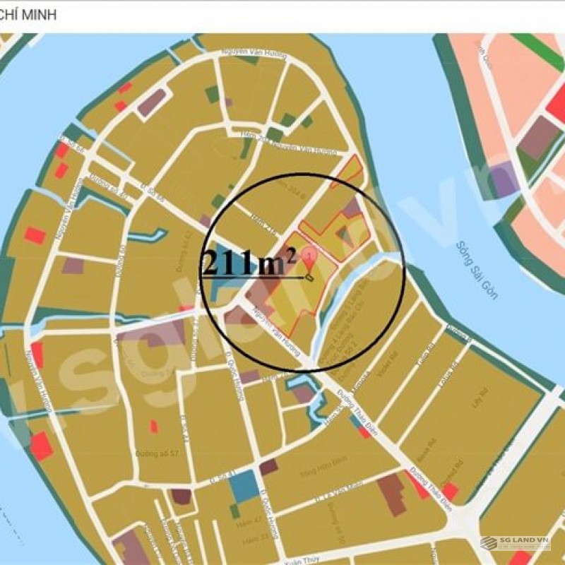 Cần bán lô đất Thảo Điền Quận 2 hướng Đông Nam